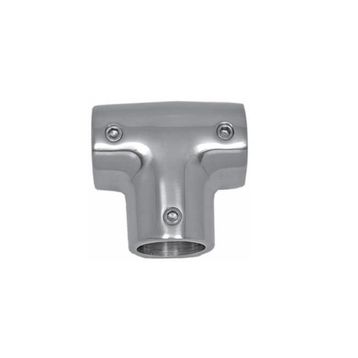 Saray 25 mm 90 Krom Te Bağlantı