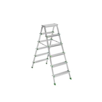 Saraylı 1206 Çift Taraflı Metal 6+6 Basamaklı Merdiven