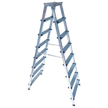 Saraylı 1208 8+8 Çift Taraflı Metal Merdiven