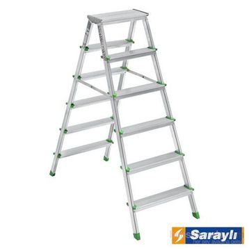 Saraylı 1806 Çift Taraflı 6+6 Alüminyum Merdiven