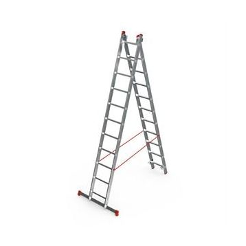 Saraylı 2x11 A Tipi 5.1 m Endüstriyel Merdiven
