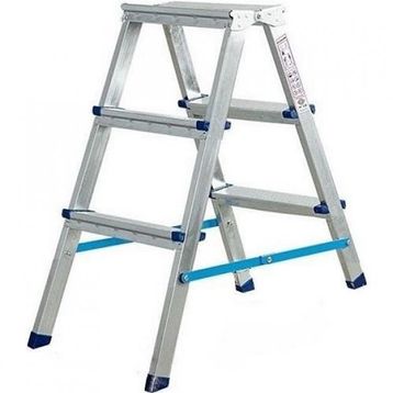 Saraylı 3+3 Basamak Metal Çift Çıkışlı Merdiven