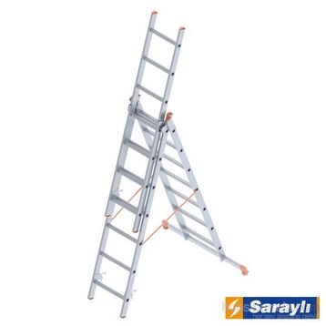 Saraylı A Tipi 3x7 Endüstriyel Sürgülü Merdiven