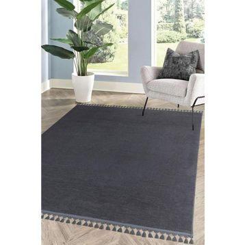 Saraz Halı Comfort Puffy Gri Peluş Halı