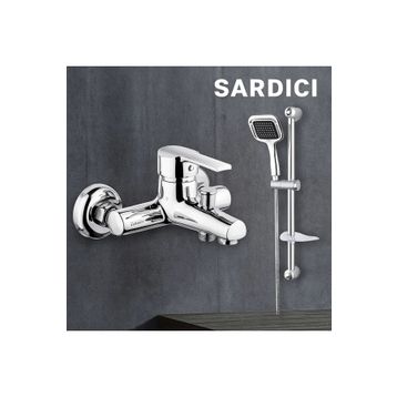 Sardıcı 150 cm Banyo Bataryası ve Pizza Sürgülü Duş Seti