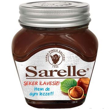 Sarelle Kakaolu Şekersiz 350 gr Fındık Ezmesi