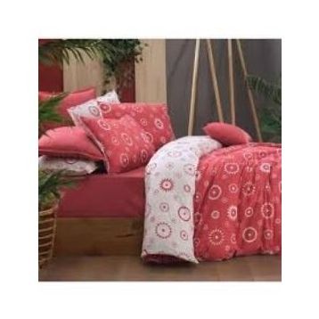 Sarev Merlot Fancy Poplin Pamuk King Size Nevresim Takımı