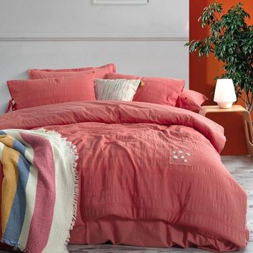 Sarev Mood Comfort 200x220 cm Candy Pembe Çift Kişilik Nevresim Takımı