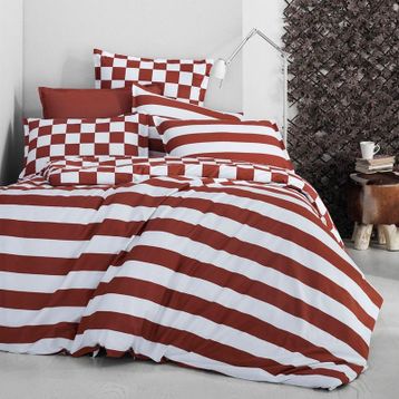 Sarev Pisa Kırmızı V2 Çift Kişilik Nevresim Takımı