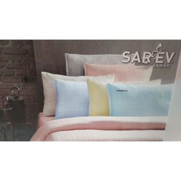 Sarev Porsuk V5 Jakarlı Pamuk Saten Çift Kişilik Nevresim Takımı