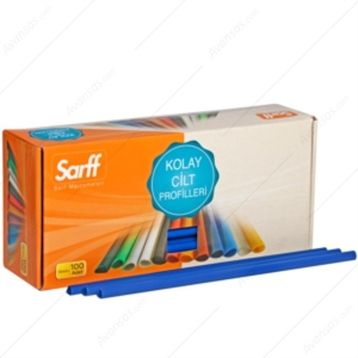 Sarff 10mm Mavi 100 Adet Oval Sırtlık