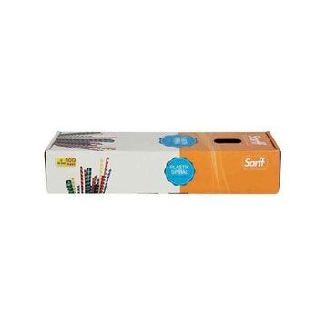 Sarff 16 mm 100 Adet Mavi Delux Plastik Spiral