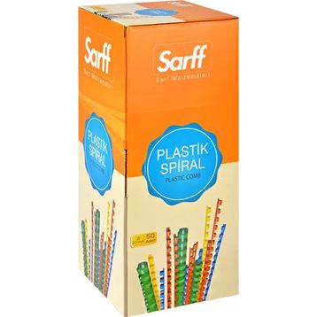 Sarff 22 mm Siyah 50’li Plastik Spiral