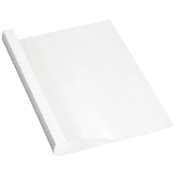 Sarff 25 mm 50 Adet Isısal Şeffaf Beyaz Cilt Kapağı