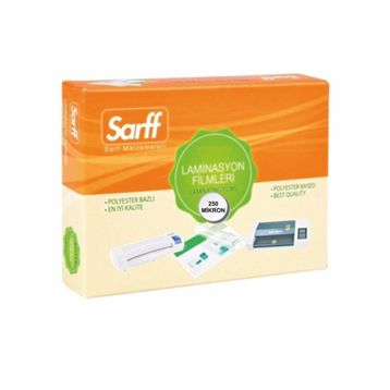 Sarff 250 Mikron Parlak A4 Pvc 50'li Laminasyon Filmi