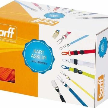 Sarff Metal Klips 50 Adet Fıstık Yeşili Askı İpi