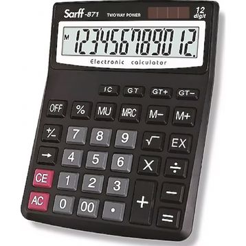 Sarff N:871 12 Haneli Hesap Makinesi