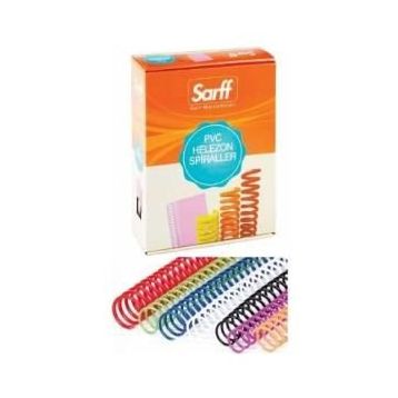 Sarff Pvc Helezon 10 mm Mavi Plastik Spiral