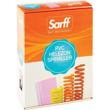 Sarff Pvc Helezon 16 mm Siyah Plastik Spiral