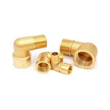Sarı 3/8" Kuyruklu Dirsek