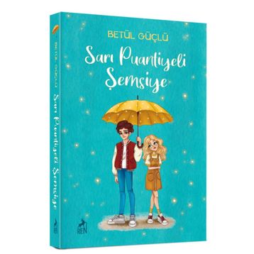 Sarı Puantiyeli Şemsiye - Betül Güçlü
