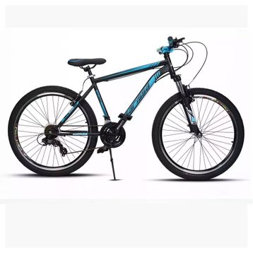 Sarissa Moon 26 Jant MTB Ön Amortisörlü Shimano 21 Vites V Fren Wake Gidon Siyah Mavi Dağ Bisikleti
