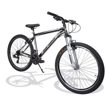 Sarissa Moon 27.5 Jant MTB Ön Amortisörlü Shimano 21 Vites V Fren Wake Gidon Siyah Gri Dağ Bisikleti