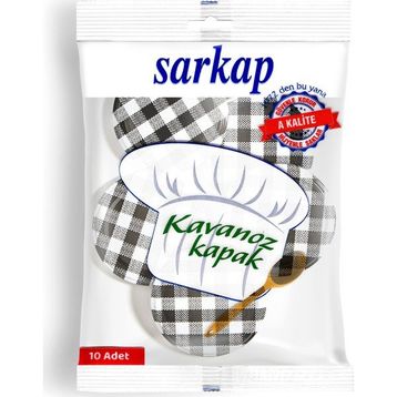 Sarkap Hijyenik Paketli Siyah 82 mm 10 Adet Kavanoz Kapağı