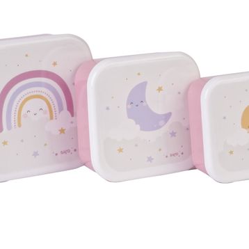 Saro 3'lü Rainbow Beslenme Atıştırma Kutusu