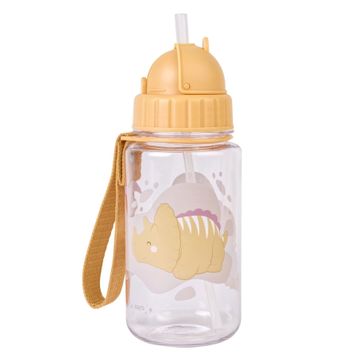 Saro 450 ml Happy Dino Askılı Pipetli Matara