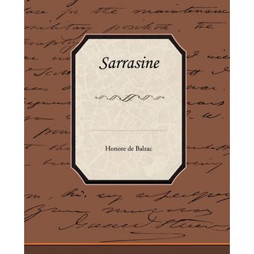 Sarrasine - Honore de Balzac