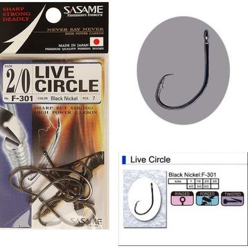 Sasame F-301 Live Circle 1 Olta İğnesi