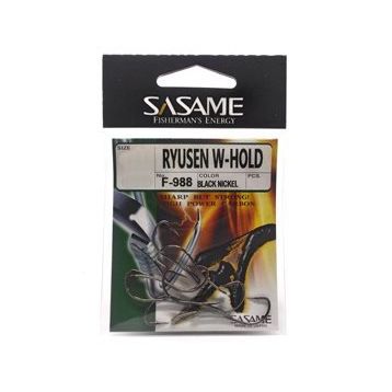 Sasame Ryusen W-HOLD Black F-988 Serisi Siyah N6 Olta İğnesi