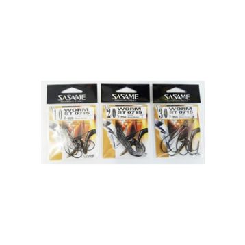 Sasame Worm ST 0715 Black No:1 Nikel Olta İğnesi