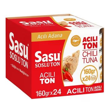 Sasu Acılı Adana 160 gr Ton Balığı (2 adet)