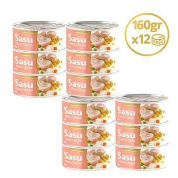 Sasu Basmati Pirinçli 160 gr İri Parça Ton Salata (2 adet)