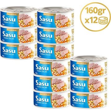 Sasu Fasulyeli 160 gr Ton Salata (2 adet)