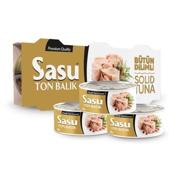 Sasu Klasik 80 gr Ton Balığı (3 adet)