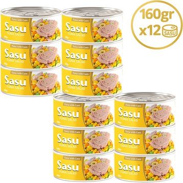 Sasu Mısırlı 160 gr Ton Salata (2 adet)
