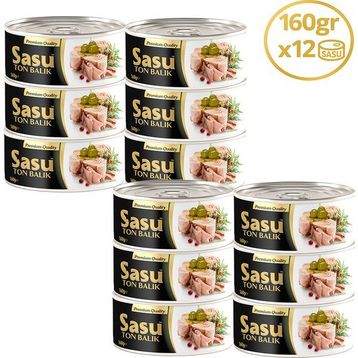 Sasu Zeytinyağlı 160 gr Ton Balığı (2 adet)