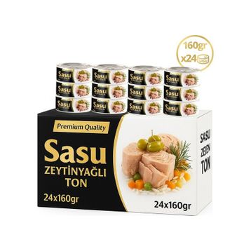 Sasu Zeytinyağlı 160 gr Ton Balığı (2 adet)