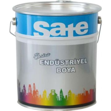 Sate Ekonomik Endüstriyel Yarı Mat Siyah 17 kg Boya