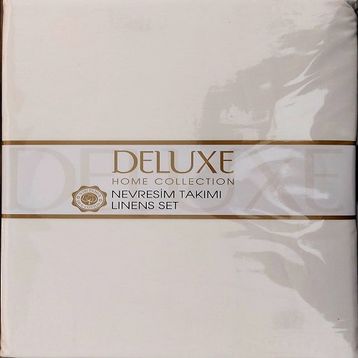 Saten Deluxe Beyaz Tek Kişilik Nevresim Takımı