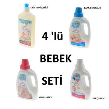 Saubern 3x500 ml Bebek Çamaşır Deterjanı - Bulaşık Deterjanı - Yumuşatıcı