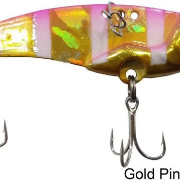 Savage Gear 3D Minnow VİB Blade 5.5 cm 14.5 gr Jig Gold Pink Zebra Suni Yem