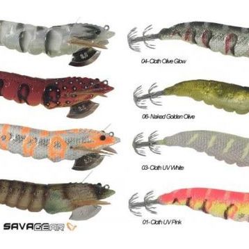 Savage Gear 3D Shrimp Egi Jig 7,5 cm 14 gr Kalamar Zokası