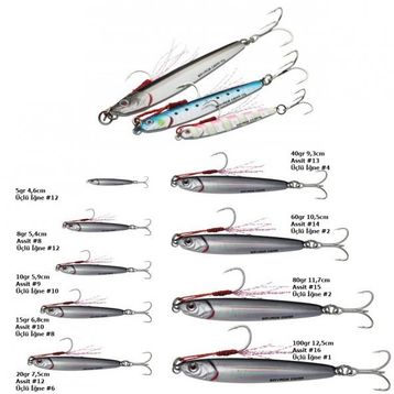 Savage Gear 5 g 4.6 cm Asist İğnesiz 3D Slim Minnow Jig
