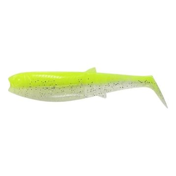 Savage Gear Cannibal Shad 8 cm 5 gr Flou Yellow Glow Suni Yem