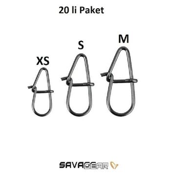 Savage Gear Needle Eggsnaps S 24 kg 20 Adet Klips