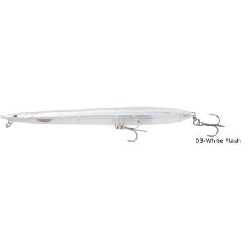 Savage Gear Sandeel Surf Walker 155 17 gr White Flash Suni Balık Yemi